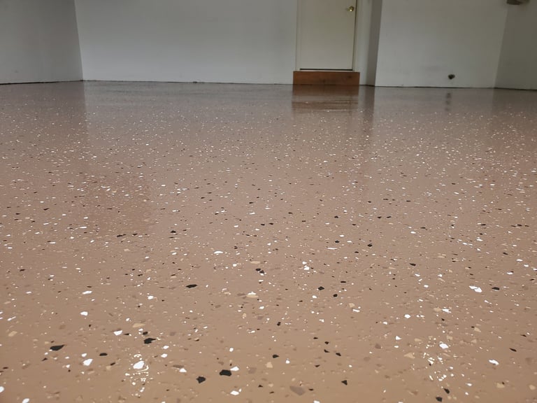 Epoxy garage floor coating